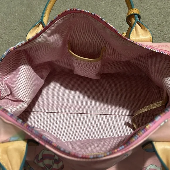 Dooney & Bourke Pink Beach Satchel - Picture 11 of 11
